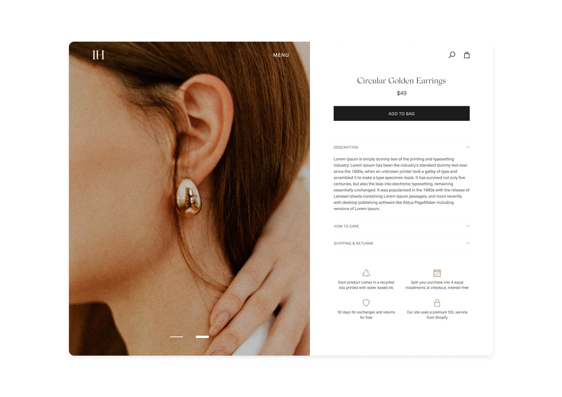 Designing and building a new storefront for LH — image 7