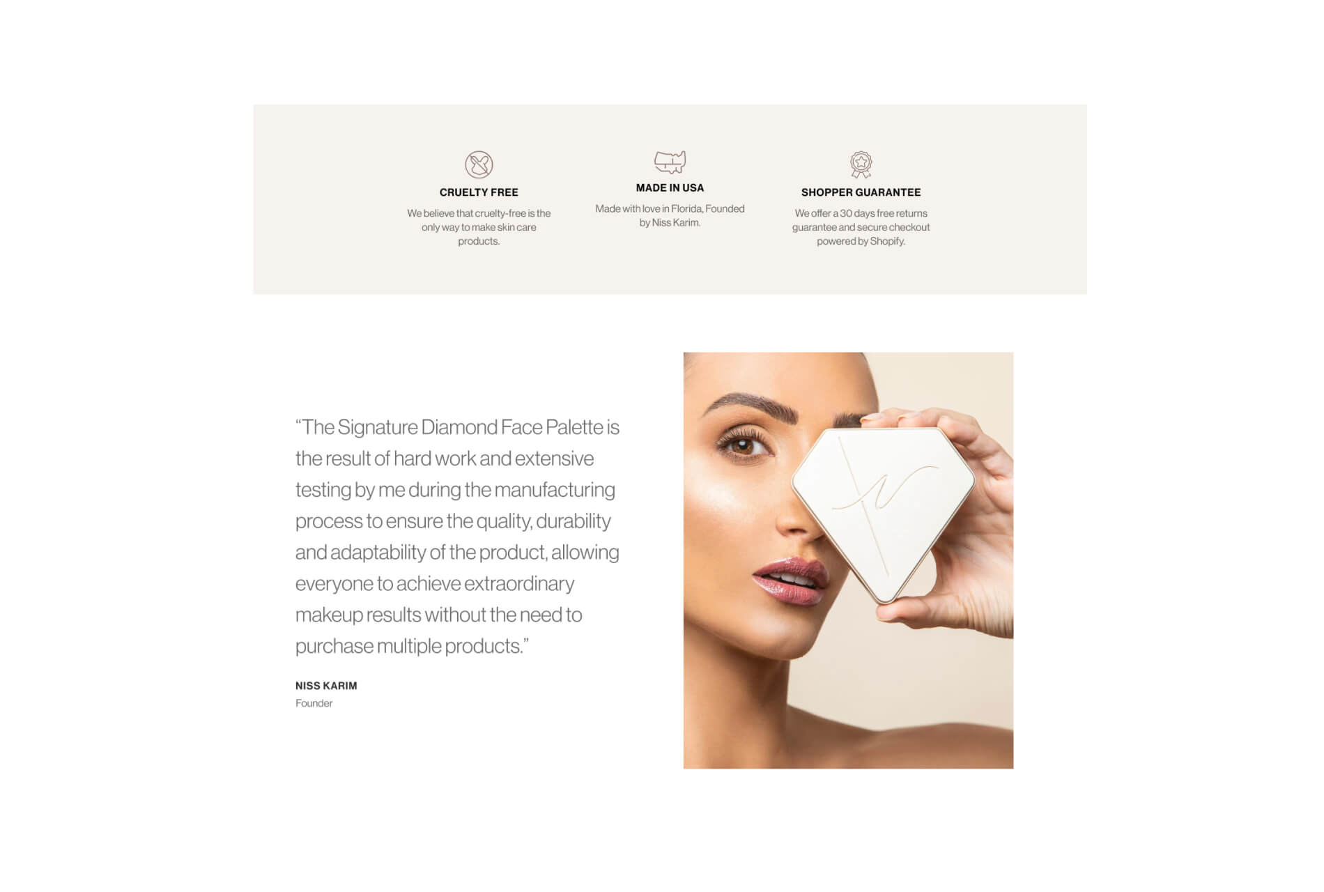 Migrating Niss Makeup to Shopify with a custom build — image 5